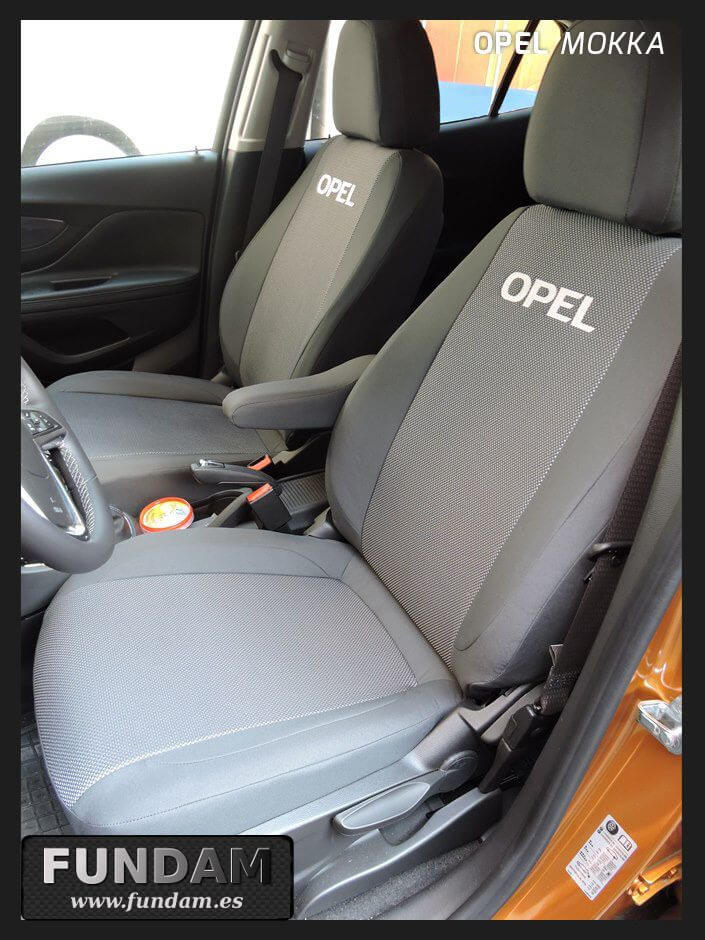 Fundas a medida de tela para asientos de Opel Mokka